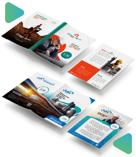 design all types of brochures and marketing materials